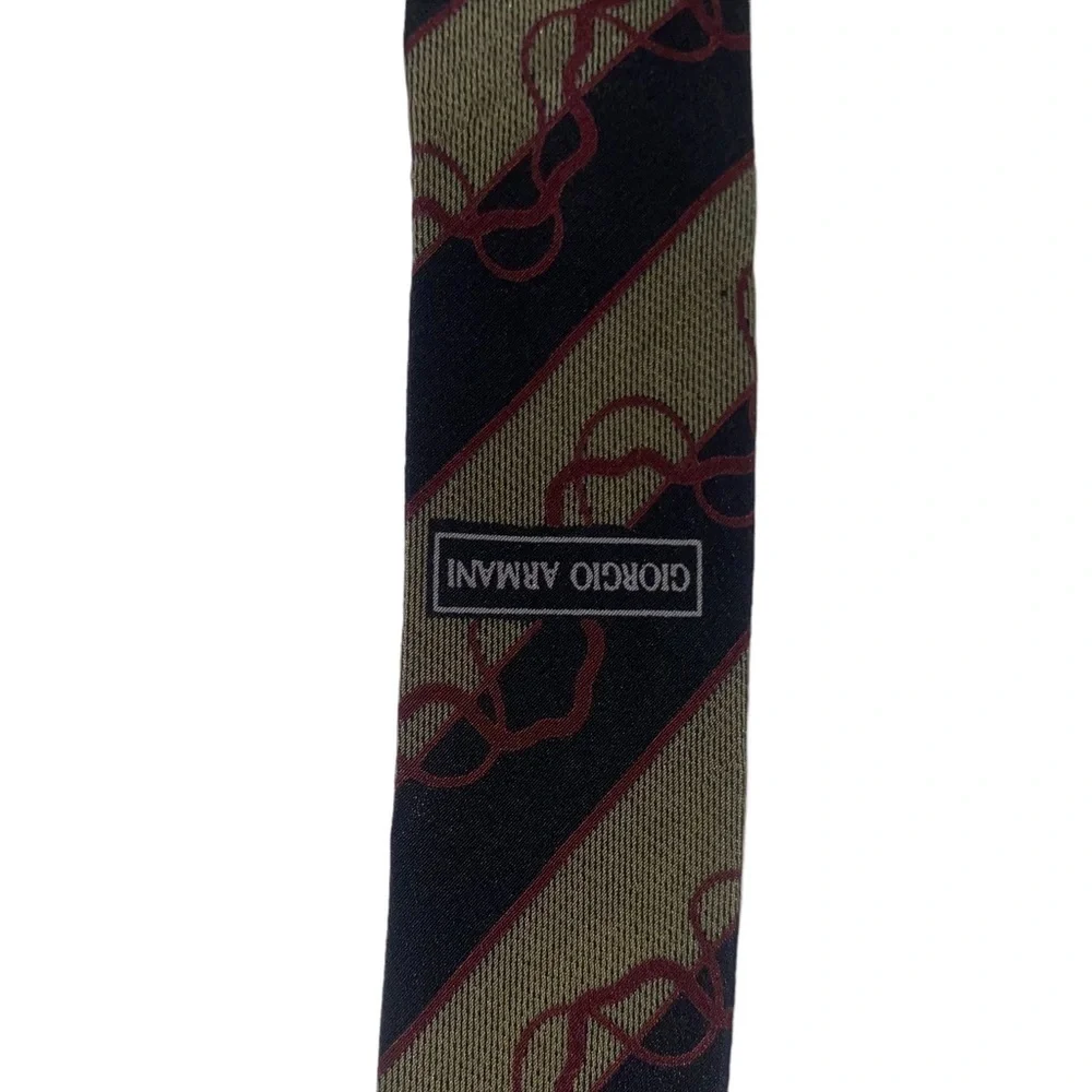 Giorgio Armani Cravatte Silk Printed Tie
